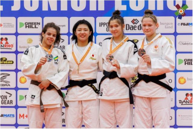 No Júnior, Brasil tem medalhas com Maria Eduarda Diniz e Eliza Ramos