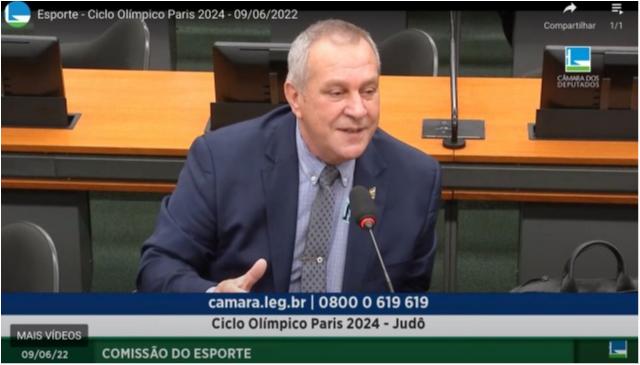 Em Brasília, presidente da CBJ apresenta cenário do judô para Paris 2024 em audiência na Comissão do Esporte