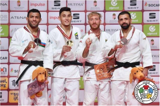 Guilherme Schimidt é ouro no Grand Slam de Budapeste