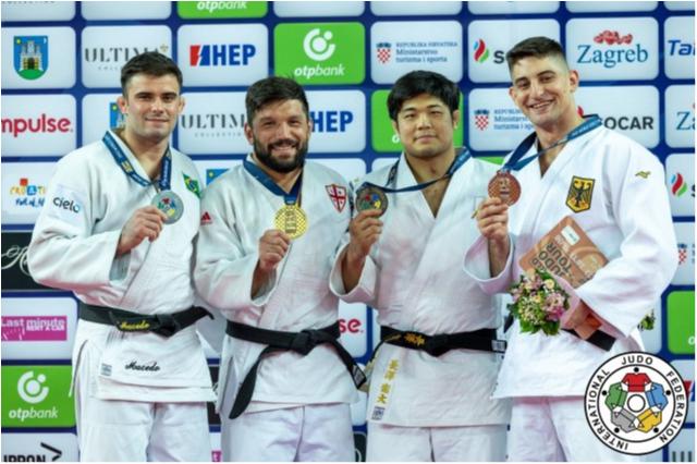 Macedo é prata e Mayra fatura bronze no último dia do Grand Prix de Zagreb
