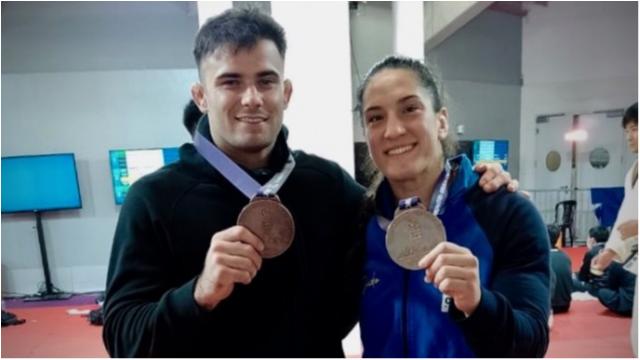 Mayra Aguiar e Rafael Macedo são bronze no último dia de World Masters