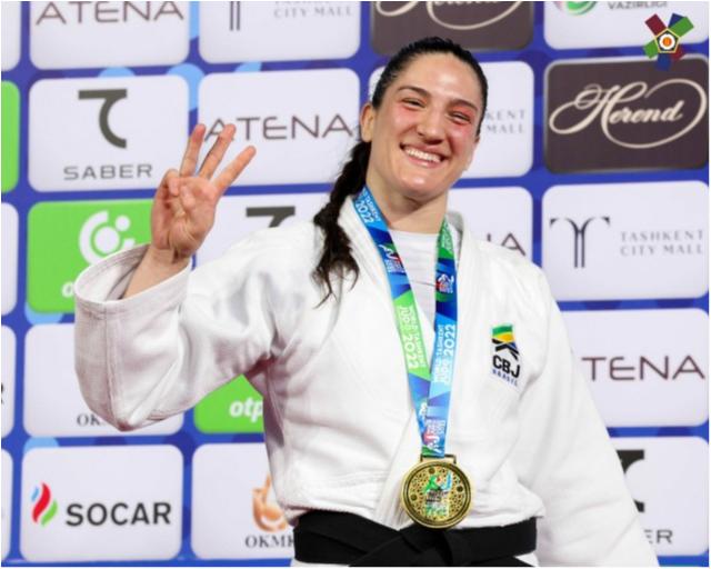 Mayra Aguiar é eleita a melhor judoca de 2022 no Prêmio Brasil Olímpico