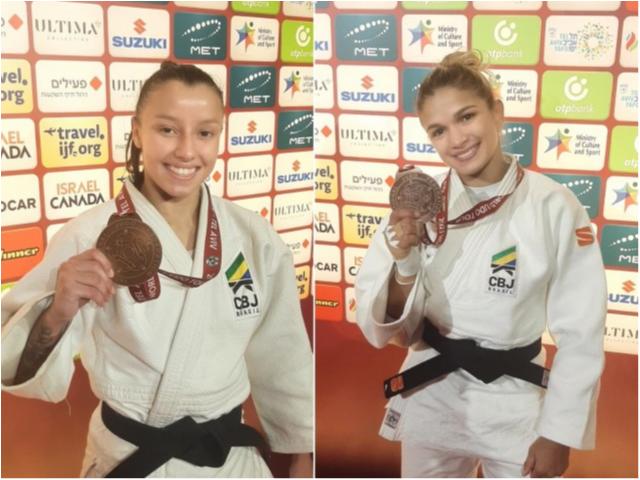 Brasil estreia em Tel Aviv com bronzes de Natasha Ferreira e Larissa Pimenta