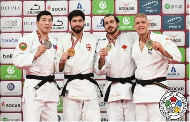 Rafael Buzacarini conquista medalha de bronze no Grand Slam de Tbilisi