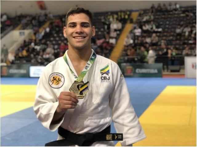 Retorno em grande estilo: Após quatro meses afastado por lesão, Gabriel Falcão é ouro no CBI Taça Brasil Sub-21 de Judô