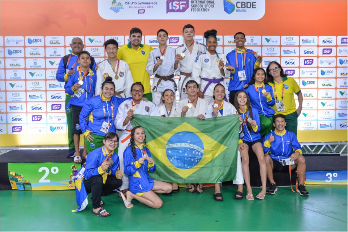 Judô brasileiro conquista 15 medalhas nos Jogos Mundiais Escolares