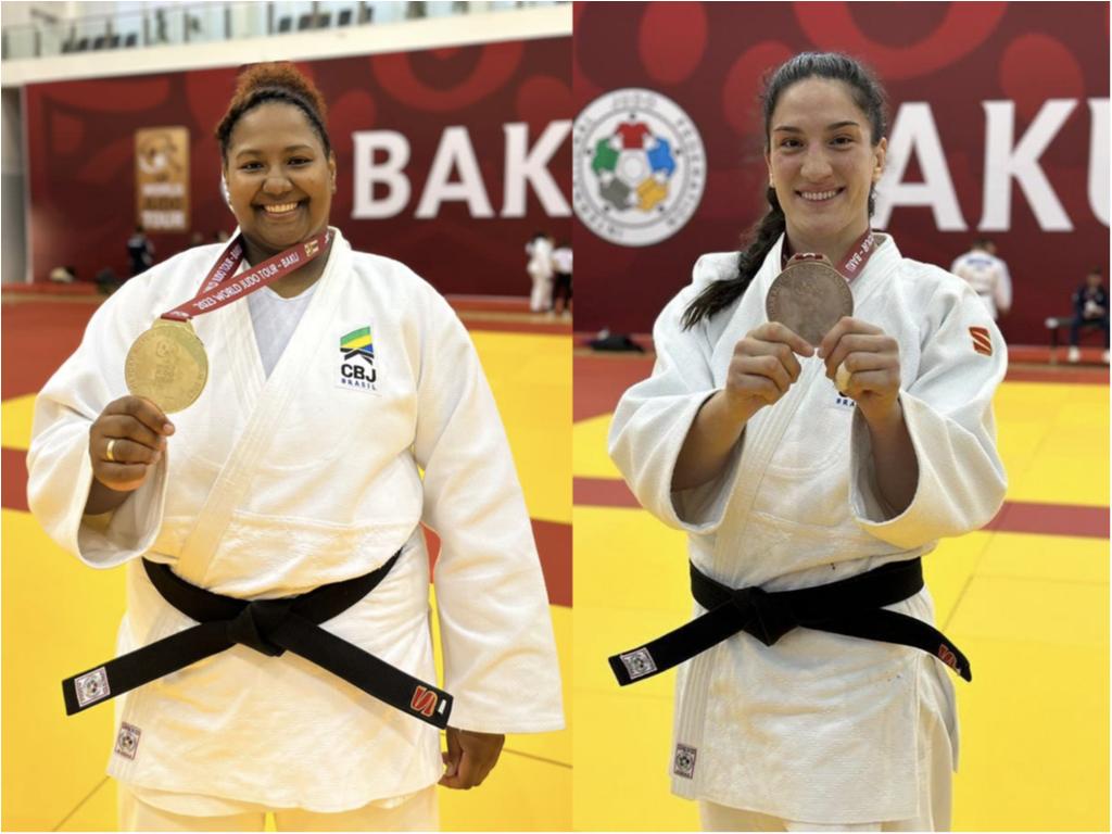 Beatriz Souza é campeã e Mayra fica com bronze no Grand Slam de Baku