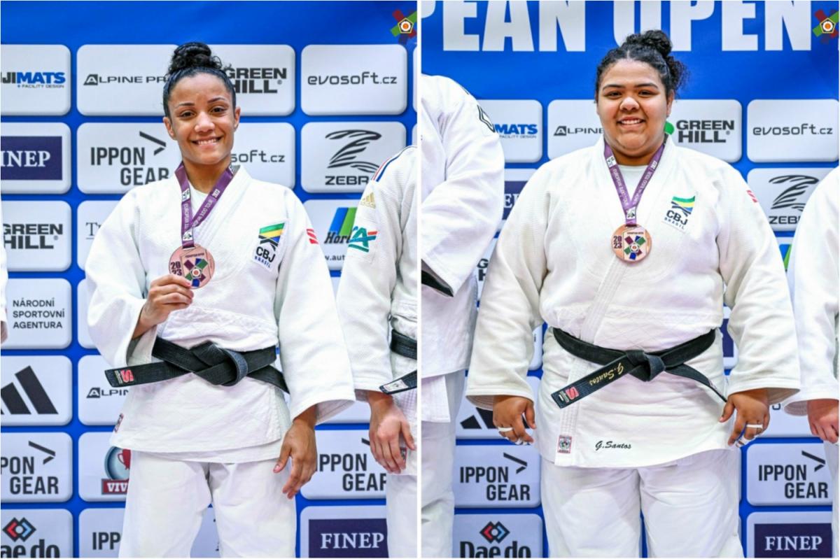 Gabriela Conceição e Giovanna Santos faturam bronze no European Open de Praga