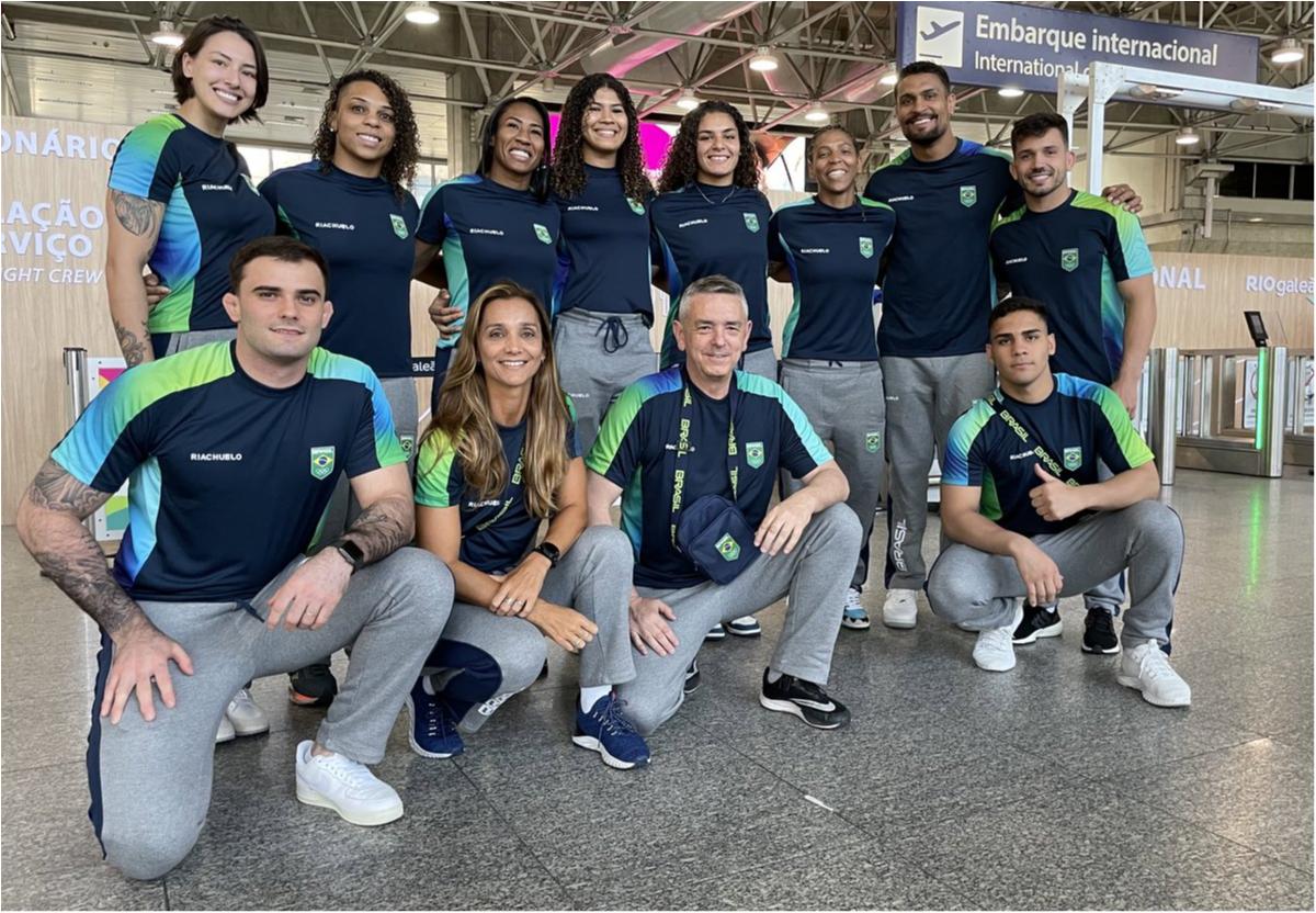 Judô brasileiro chega a Santiago para disputa dos Jogos Pan-Americanos 