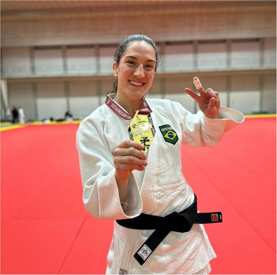  Mayra Aguiar celebra ouro em Tóquio: “Era uma competição que sempre quis ganhar”