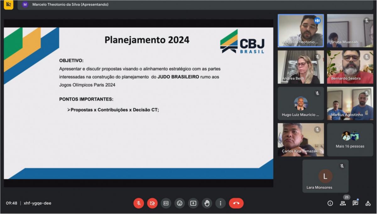CBJ e clubes dialogam sobre critérios de convocação para Paris 2024