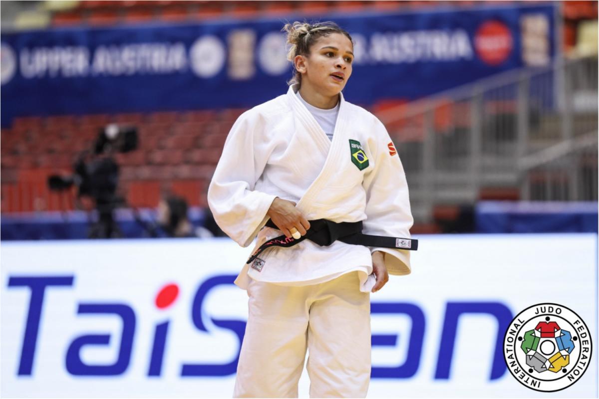 Larissa Pimenta é campeã do Grand Prix da Áustria e conquista o primeiro ouro do judô brasileiro em 2024