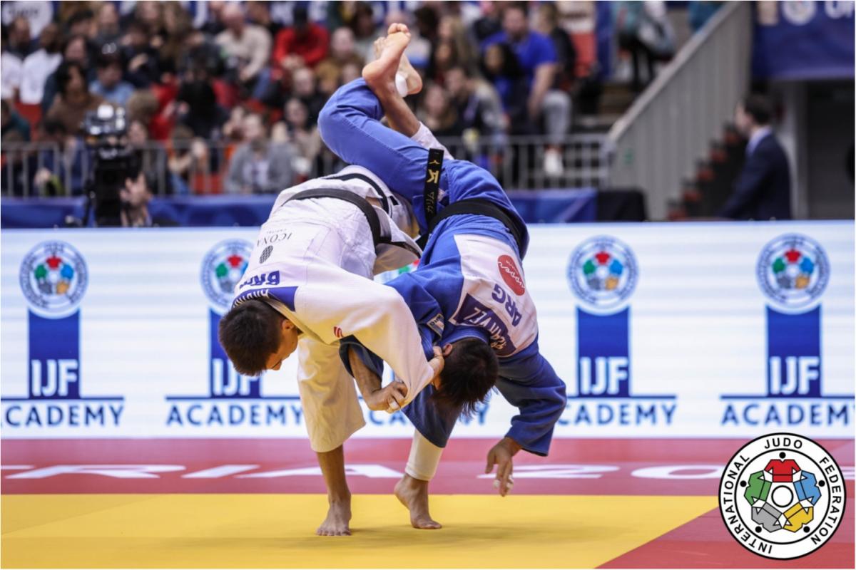 Nauana Silva e Vinícius Ardina ficam em sétimo lugar no segundo dia do Grand Prix de Judo da Áustria