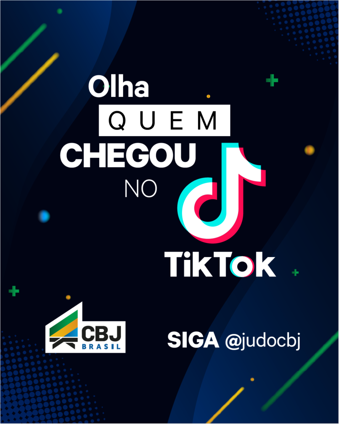 CBJ firma parceria com TikTok para produção de conteúdos exclusivos sobre judô