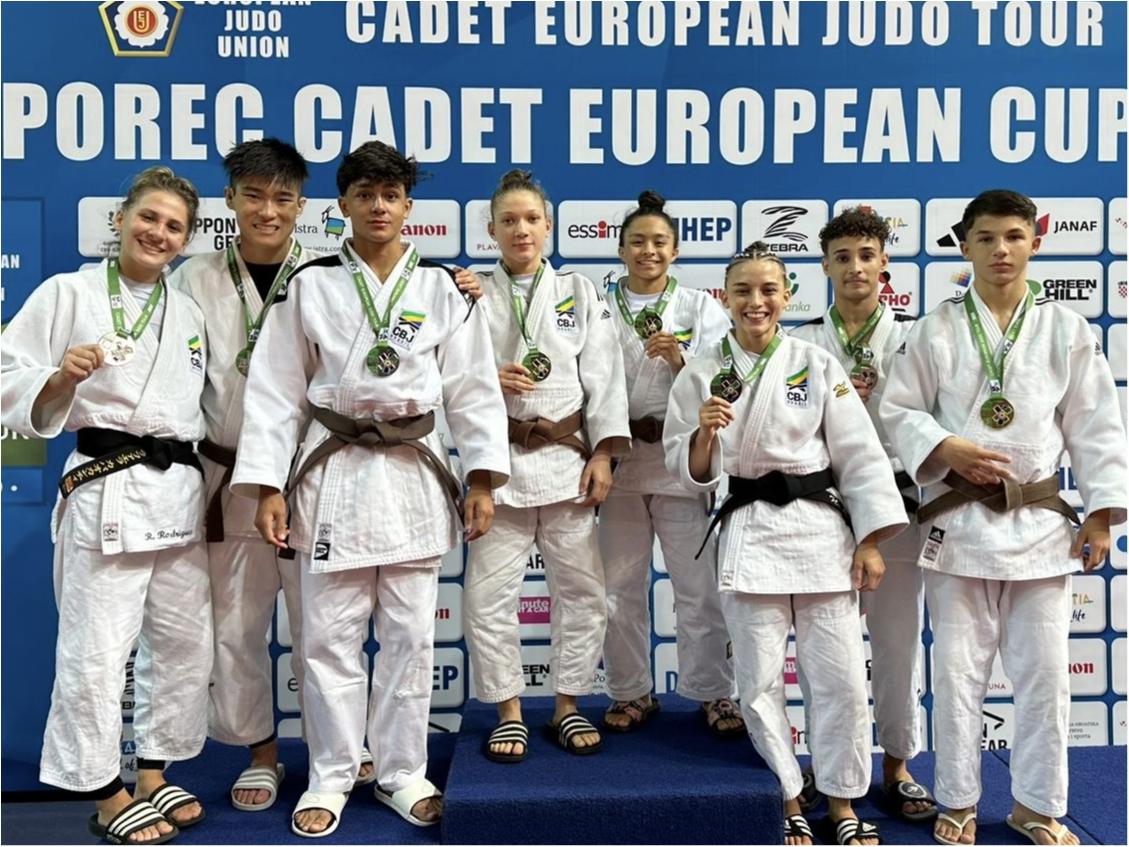 Seleção Juvenil de Judô fecha Copa Europeia de Porec com 15 medalhas