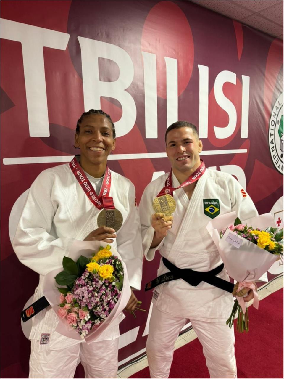 Willian Lima e Rafaela Silva são bronze no Grand Slam de Tbilisi