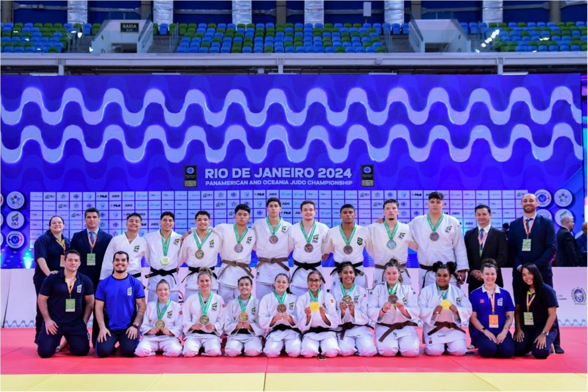 Brasil conquista 16 medalhas no Pan-Americano Júnior de Judô, no Rio 