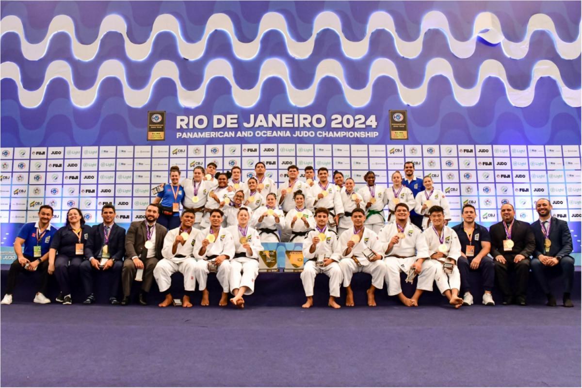 Brasil é campeão por equipes mistas sub-18 e sub-21 no Campeonato Pan-Americano e Oceania de Judô