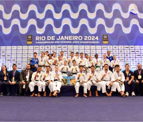 Brasil é campeão por equipes mistas no sub-18 e sub-21 do Campeonato Pan-Americano e Oceania de Judô