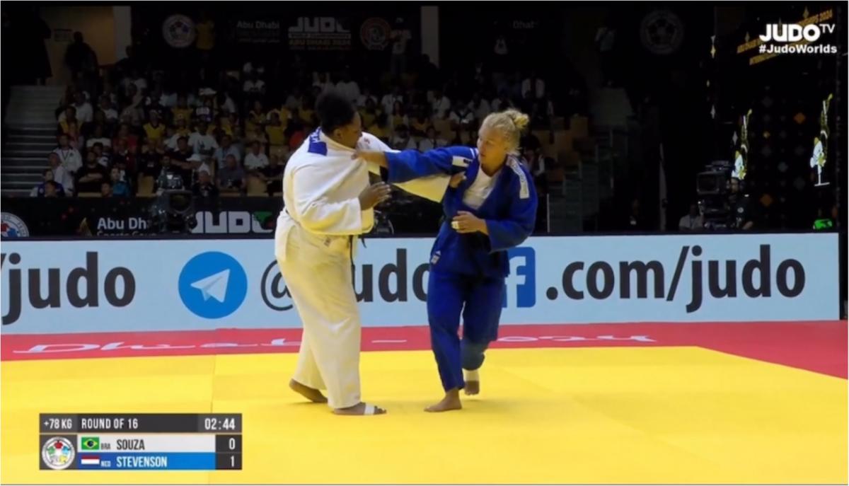 Brasileiros param nas eliminatórias no quinto dia do Mundial de judô 
