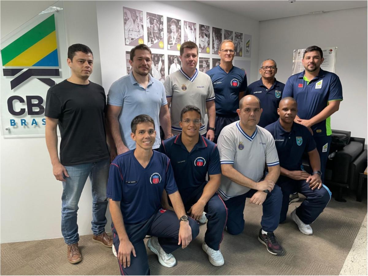 CBJ recebe representantes das Forças Armadas do Brasil para reunião sobre o Mundial Militar de Judô