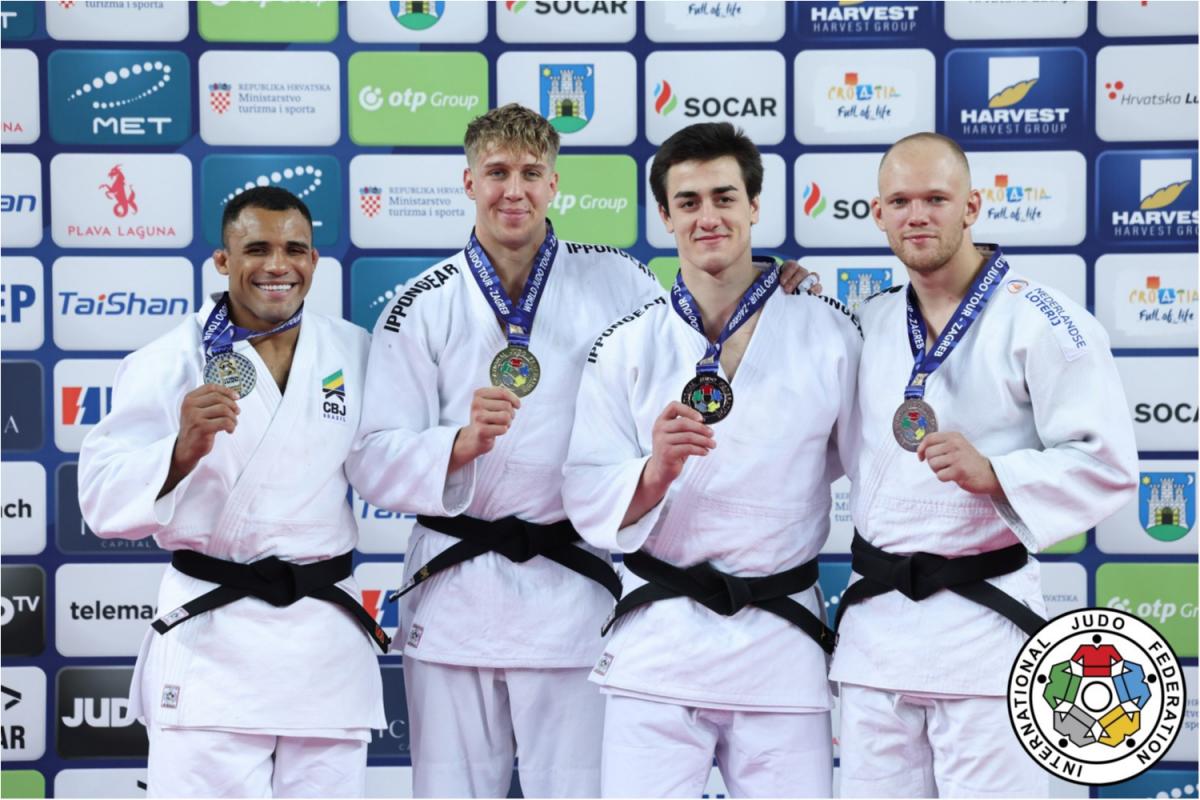 Marcelo Fronckowiak é prata e Giovanna Santos e Lucas Lima fazem dobradinha de bronze no último dia de Grand Prix de Zagreb