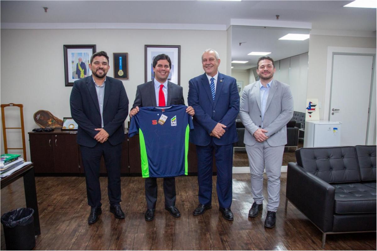 Presidente e gestores da CBJ se reúnem com autoridades do Ministério do Esporte em Brasília