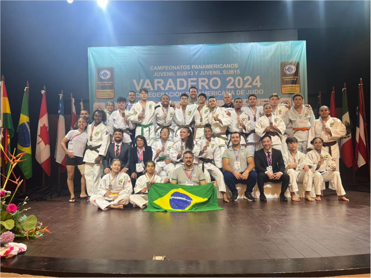 Judô brasileiro lidera quadro de medalhas do Campeonato Pan-Americano Sub-13 e Sub-15