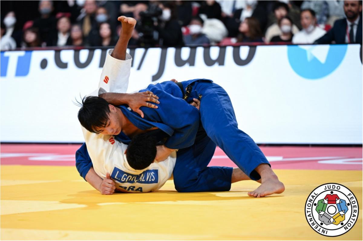 Leonardo Gonçalves disputa bronze, mas fica em quinto no Grand Slam de Tóquio
