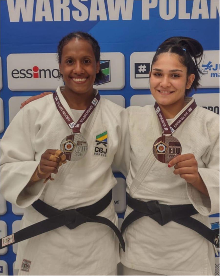 Karol Gimenes é prata e Beatriz Freitas é bronze no Open Europeu de Varsóvia