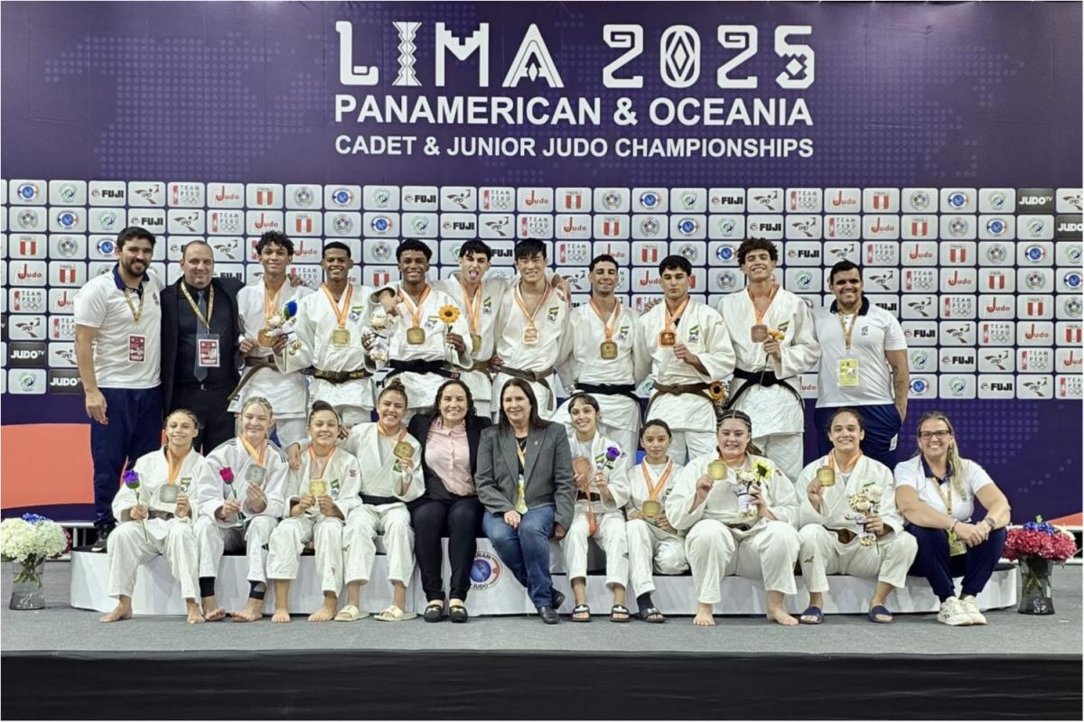 Seleção Brasileira de Judô tem 100% de aproveitamento no Campeonato Pan-Americano e Oceania Cadete e fatura 16 medalhas