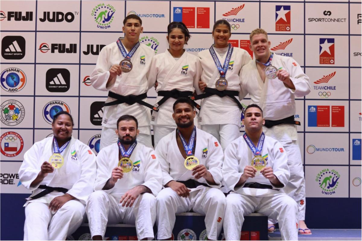 Brasil conquista mais sete pódios no Campeonato Pan-Americano e Oceania de Judô e garante melhor campanha do país na história da competição