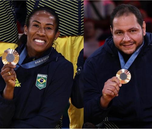  Medalhistas olímpicos Rafael Silva e Ketleyn Quadros concorrem à Comissão de Atletas da FIJ