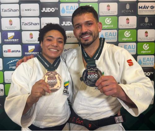Daniel Cargnin é vice-campeão e Shirlen Nascimento leva o bronze no Campeonato Mundial de Judô