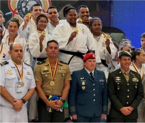 Judô brasileiro fatura cinco medalhas no Campeonato Mundial Militar