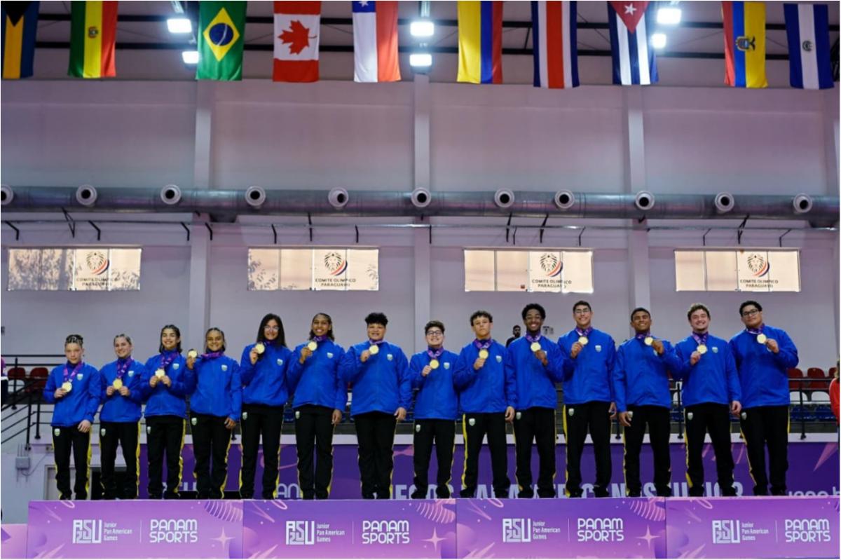 Brasil é ouro na disputa por equipes mistas do judô nos Jogos Pan-Americanos Júnior Assunção 2025