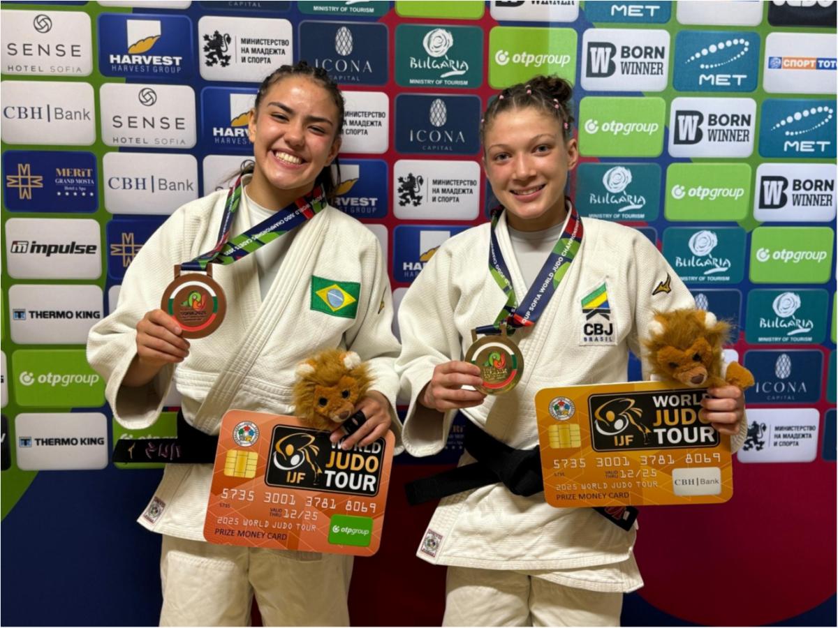 Clarice Ribeiro é tricampeã e Nicole Marques fatura bronze no segundo dia do Mundial Cadete de Judô