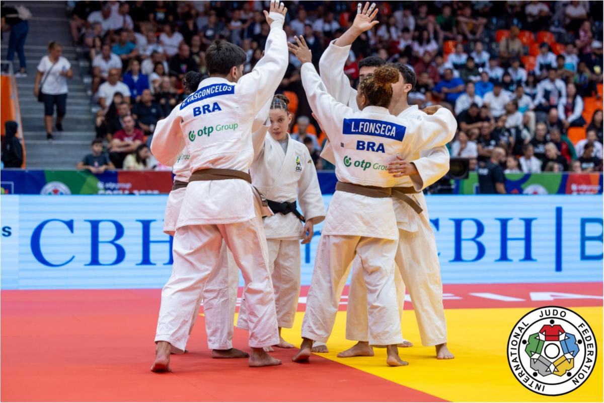 Brasil encerra Mundial Cadete de Judô com quinto lugar da equipe mista