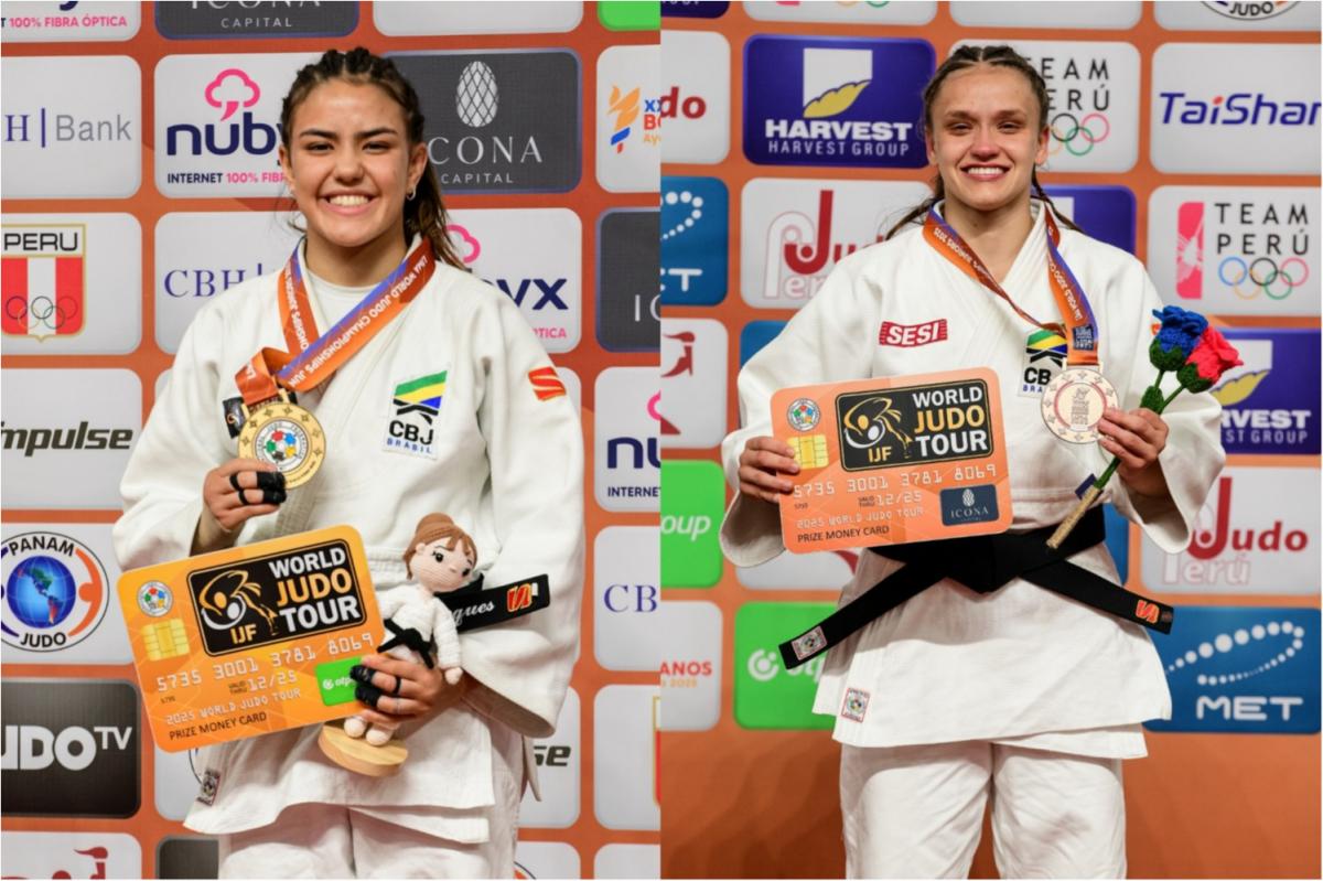 Nicole Marques é campeã e Gyovanna Andrade fica com o bronze no primeiro dia do Mundial Júnior de Judô