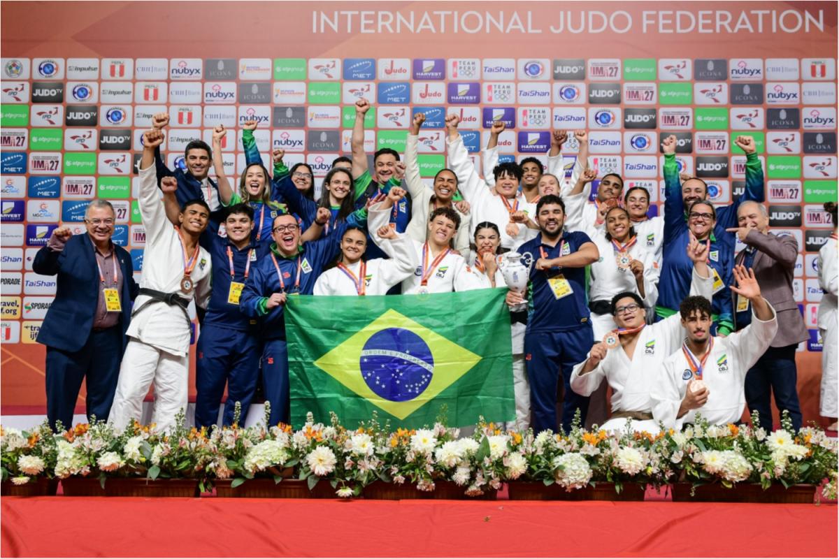 Campanha histórica! Bronze da equipe mista garante melhor resultado do judô brasileiro em um Mundial Júnior