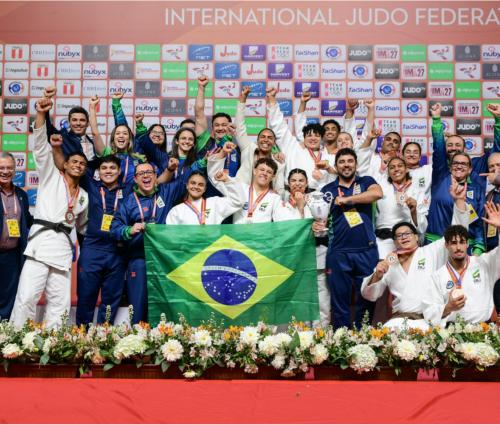 Campanha histórica! Bronze da equipe mista garante melhor resultado do judô brasileiro em um Mundial Júnior