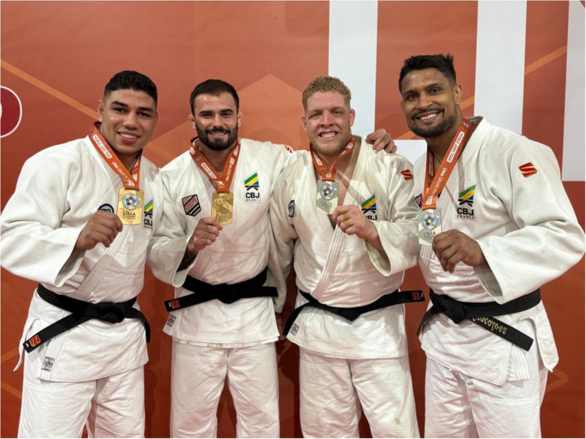 Brasil fecha Grand Prix de Lima de Judô com mais quatro medalhas, totalizando 11 na competição