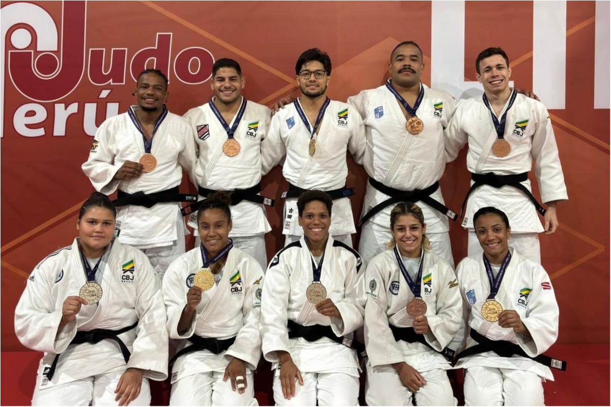 Judô brasileiro leva dez medalhas no Open Pan-Americano de Lima