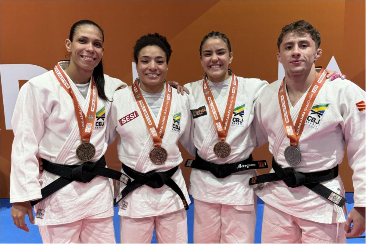 Judô brasileiro abre Grand Prix de Guadalajara, no México, com quatro medalhas