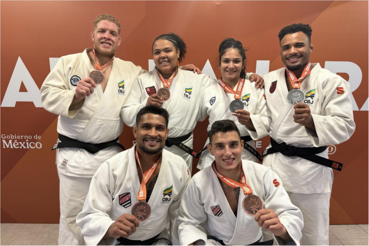 Judô brasileiro leva mais seis medalhas no último dia do Grand Prix de Guadalajara e fecha competição com 13 pódios