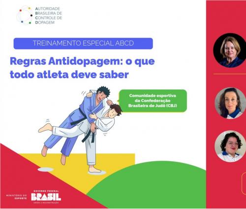 CBJ promove palestra educacional sobre regras antidopagem para atletas