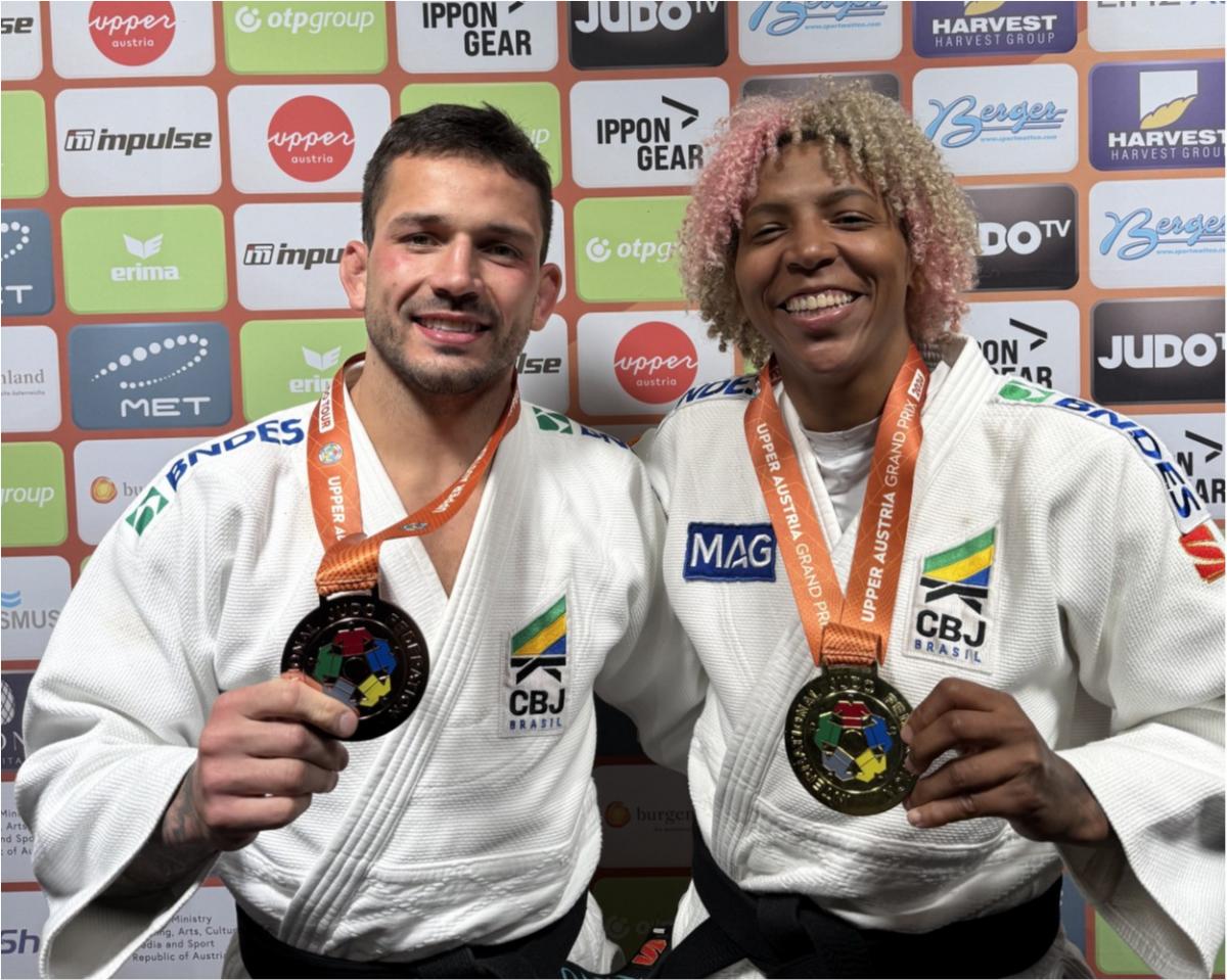 Rafaela Silva é campeã, Daniel Cargnin leva bronze e Brasil chega a quatro medalhas no Grand Prix da Áustria de Judô