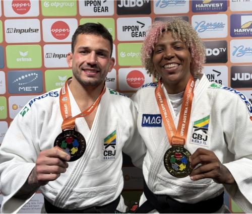 Rafaela Silva é campeã, Daniel Cargnin leva bronze e Brasil chega a quatro medalhas no Grand Prix da Áustria de Judô
