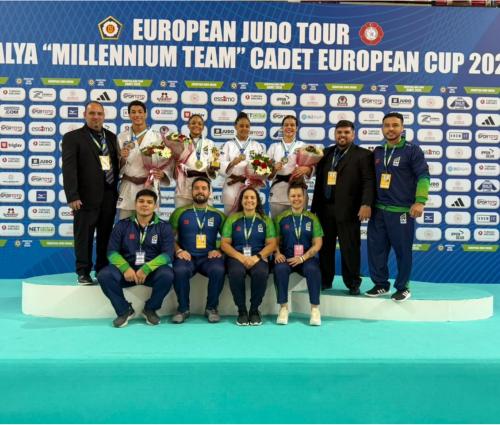 Seleção Brasileira Cadete fatura seis medalhas na Copa Europeia de Antalya, na Turquia