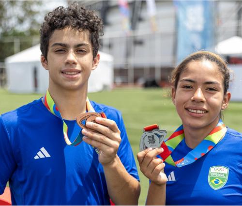 Judocas Laiane Timbira e Mohammad Hauache levam as primeiras medalhas do Brasil nos Jogos Sul-Americanos da Juventude Panamá 2026
